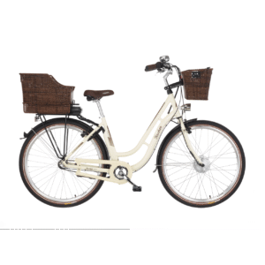 FISCHER City E-Bike ER 1804 – 28 Zoll, 317 Wh Akku, schwarz, Tiefeinstieg