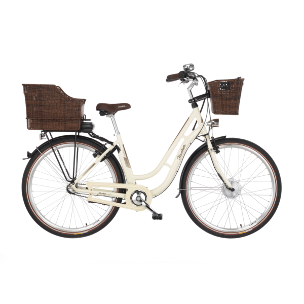 FISCHER City E-Bike ER 1804 – 28 Zoll, 317 Wh Akku, schwarz, Tiefeinstieg