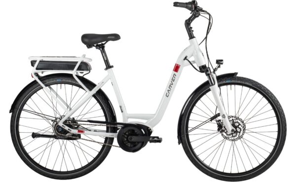 Carver E-Cityzen LTD RT Tiefeinsteiger E-Bike mit 400 Wh Akku