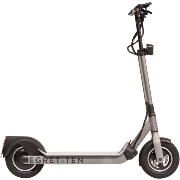 Egret TEN V4 (StVZO) E-Scooter, 500 W, 20 km/h – grau – Bild 2