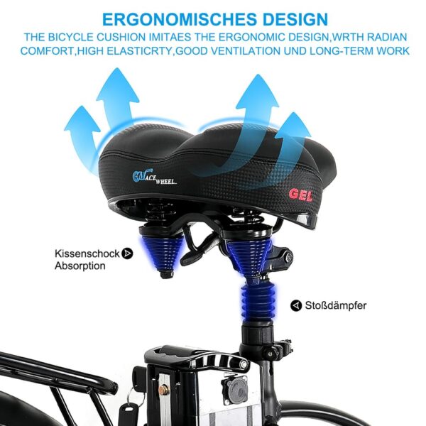 20 Zoll Elektrofahrrad Fatbike – Klappbares E-Bike, 750W Motor, – Bild 5