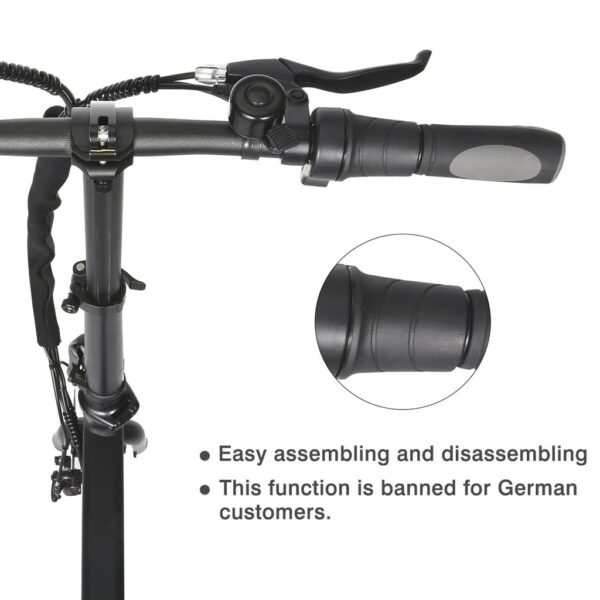 DOHIKER 14 Zoll Elektrisches Fahrrad – Faltrad E-Bike 250W – Bild 11